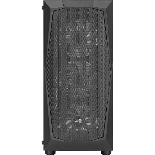 Boîtier PC Moyen Tour ATX - Aerocool - Falcon-A RGB - Panneau vitré - Couleur noire - Taille unique - vue 6