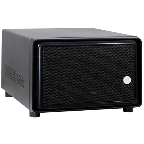 Inter-Tech SC-2100 Boîtier SFF Mini-ITX Noir 2 baies Hot-Swap