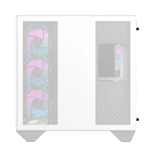 darkFlash DY470 White ATX RGB - vue 8