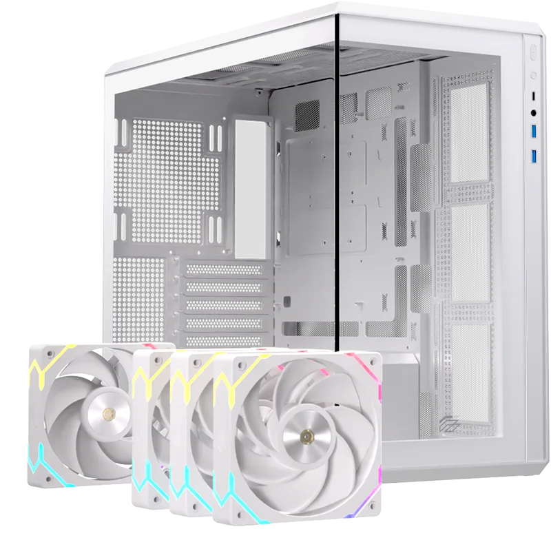 Einarex Zenith ZM800 Micro-ATX RGB Blanc