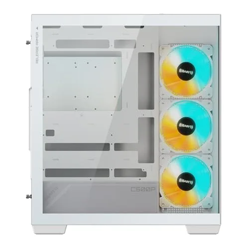 Gigabyte C500 Panoramic Stealth ATX White - vue 6