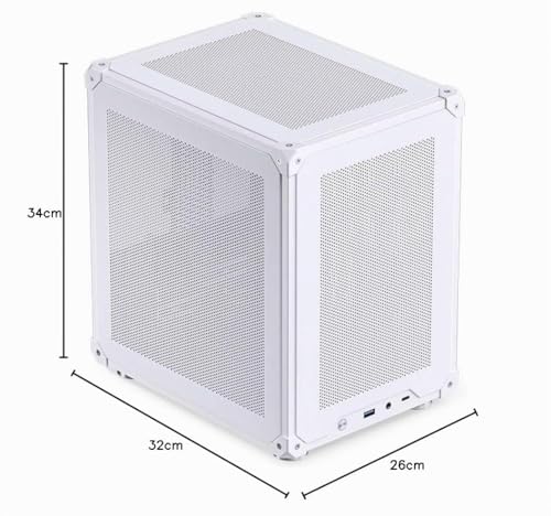 Jonsbo C6 Mini Tower mATX White - vue 2