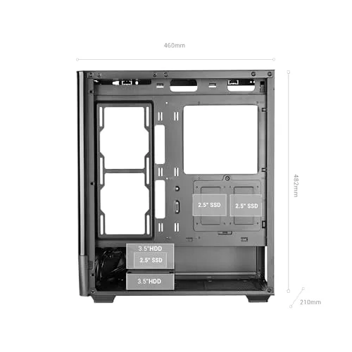 Mars Gaming MC-LCDPRO ATX - vue 6