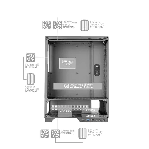 Mars Gaming Mc-Pulsar ATX - vue 6