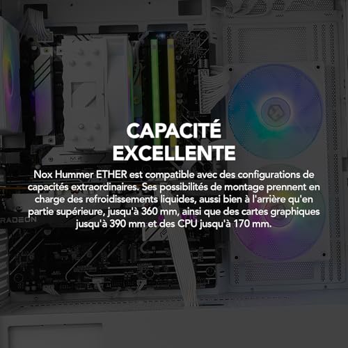 NOX Hummer ETHER mATX - vue 8