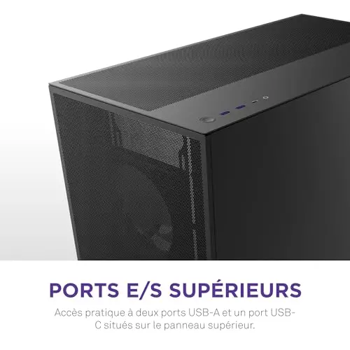 NZXT H7 Flow ATX RGB - vue 8