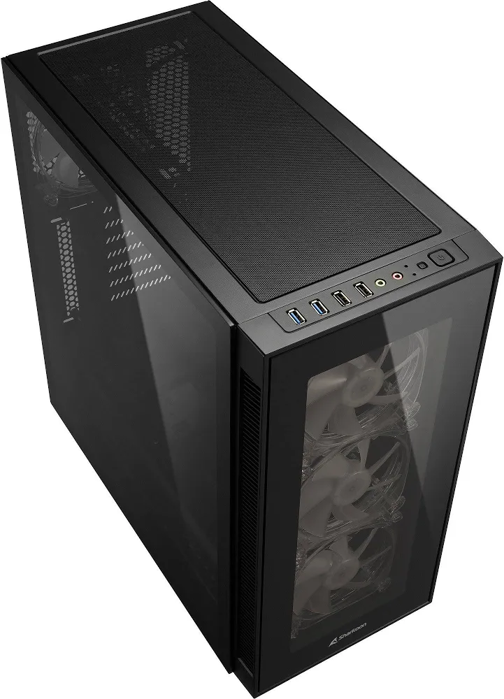 Sharkoon TG5 Pro RGB mATX - vue 3