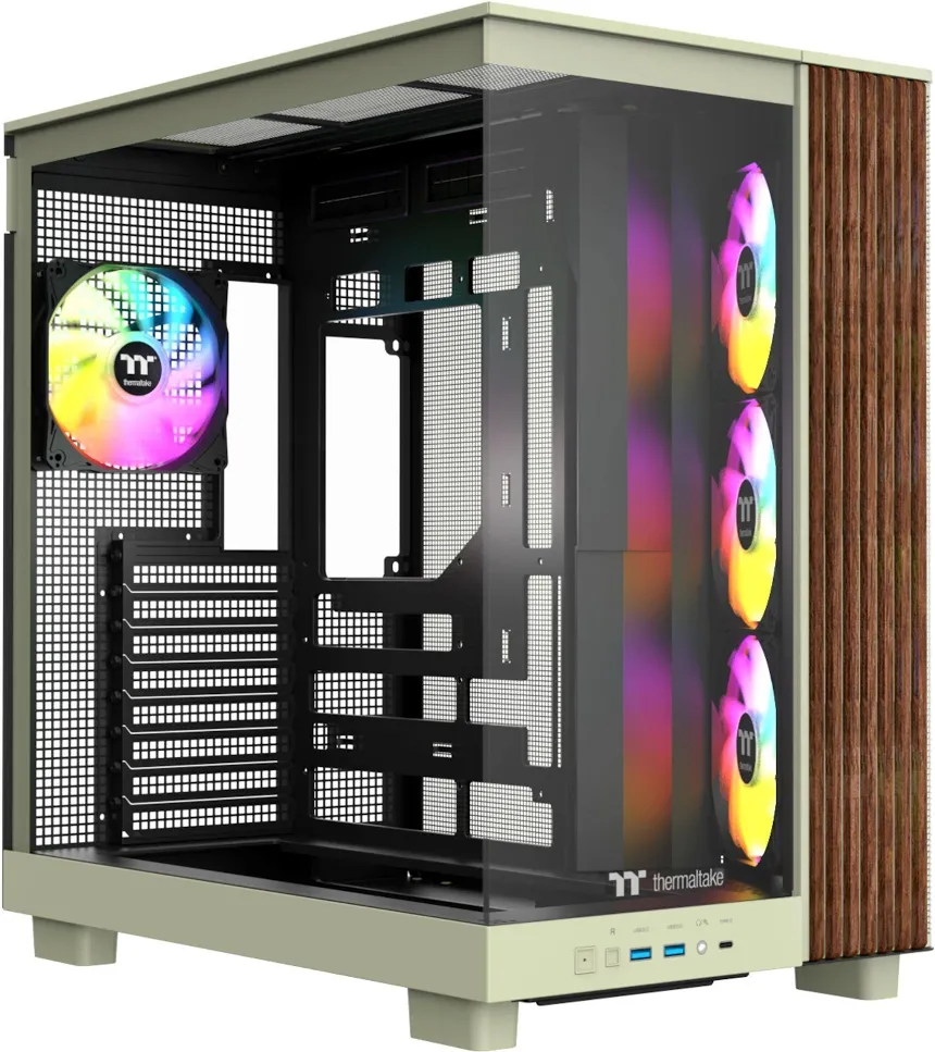 Thermaltake View 380 XL WS ARGB mATX RGB - vue 2