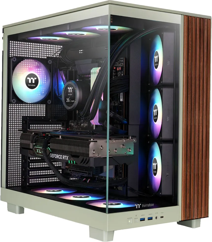 Thermaltake View 380 XL WS ARGB mATX RGB - vue 3