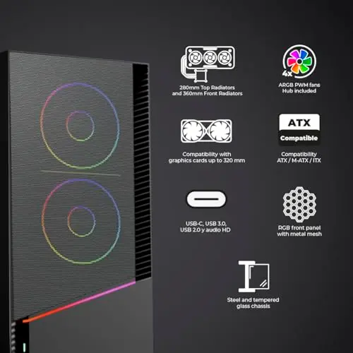 Yeyian ELARA YCM-APELA-M1 RGB - vue 2