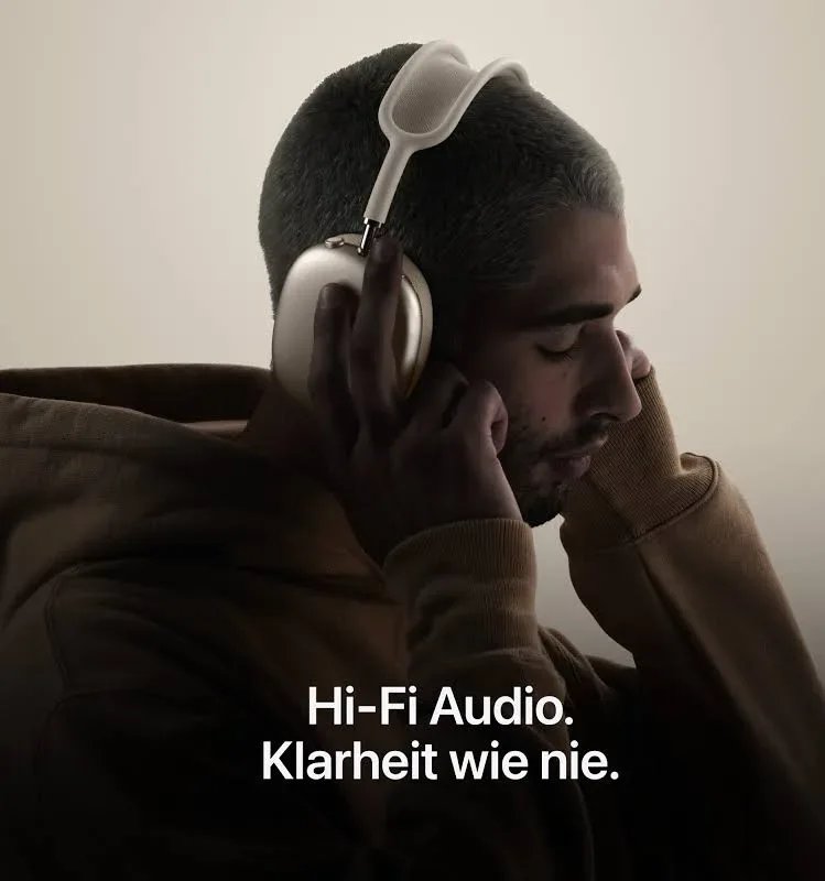 Apple AirPods Max Orange ​​​​​​​ Noir - vue 5