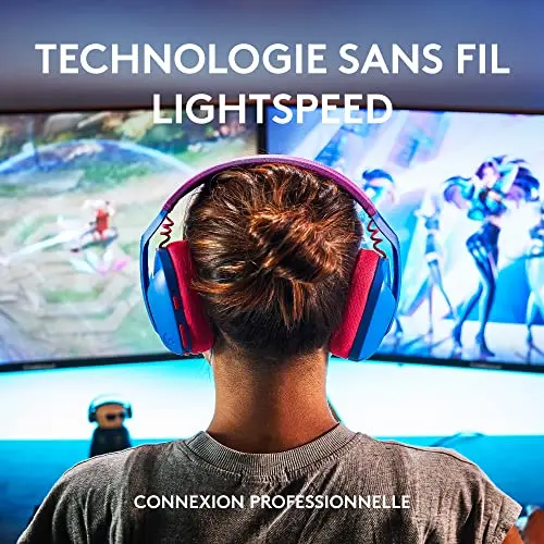 Logitech G435 Lightspeed Bleu Sans-fil Bluetooth 18h - vue 2