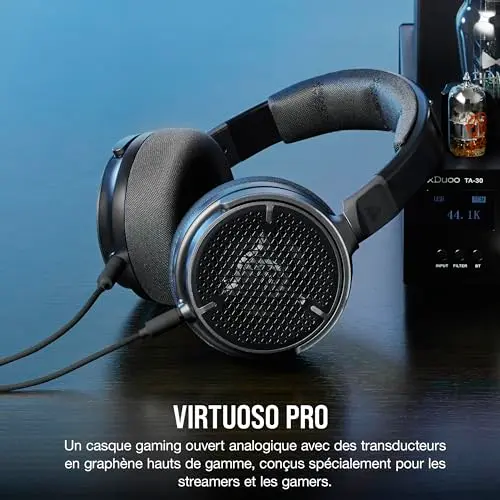 Corsair Virtuoso Pro Graphène Ouvert Filaire Noir - vue 2