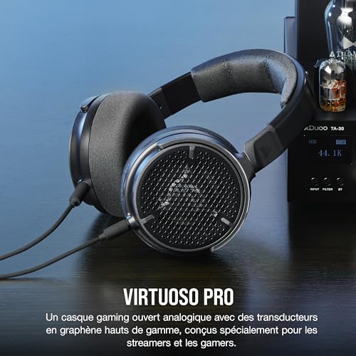 Corsair Virtuoso Pro Graphène Ouvert Filaire Noir - vue 2