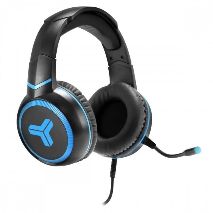 T'nB ELYTE HY-100 Casque Gaming Filaire Circum-aural Noir/Bleu