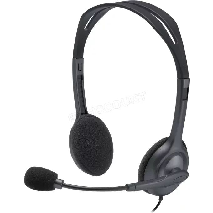 Logitech H111 Casque stéréo filaire jack 3,5 mm