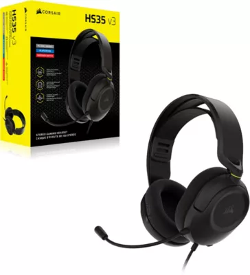Corsair HS35 v3 Carbon Casque Gaming Filaire 50 mm - vue 1