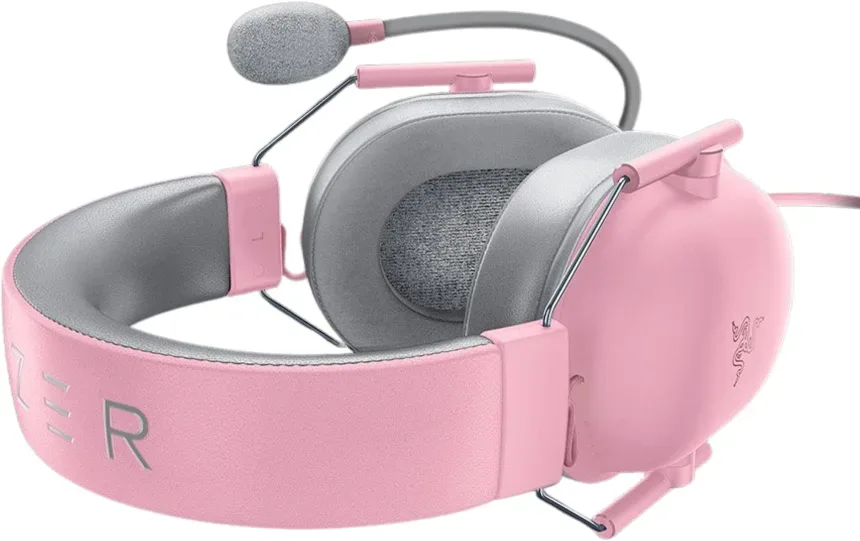Razer BlackShark V2 X Rose - vue 4