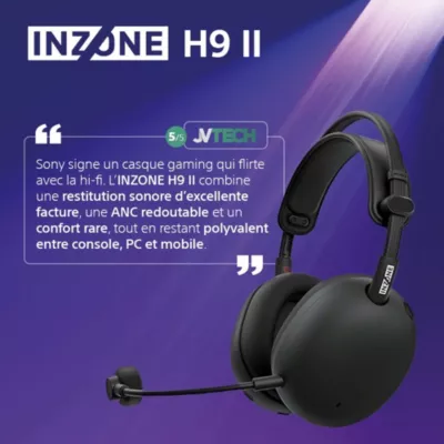 Sony INZONE H9 II Noir WHG910NB.CE7 - vue 1
