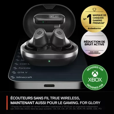 SteelSeries Arctis GameBuds for Xbox - vue 1
