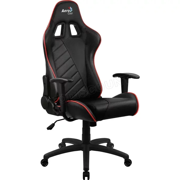 AeroCool AC110 AIR chaise gaming noir/rouge