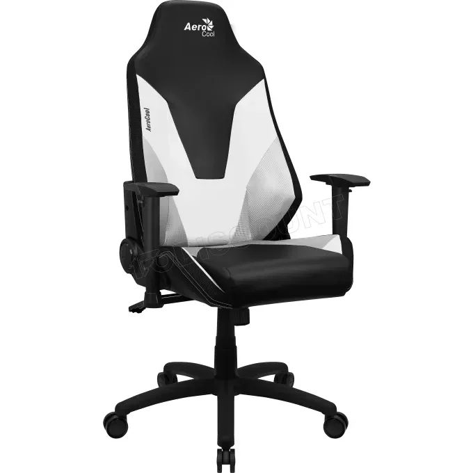 AeroCool Admiral Noir/Blanc chaise gaming 2D