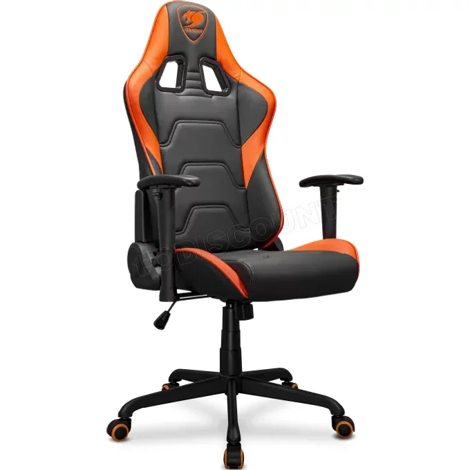 Cougar Armor Elite chaise gaming noir/orange