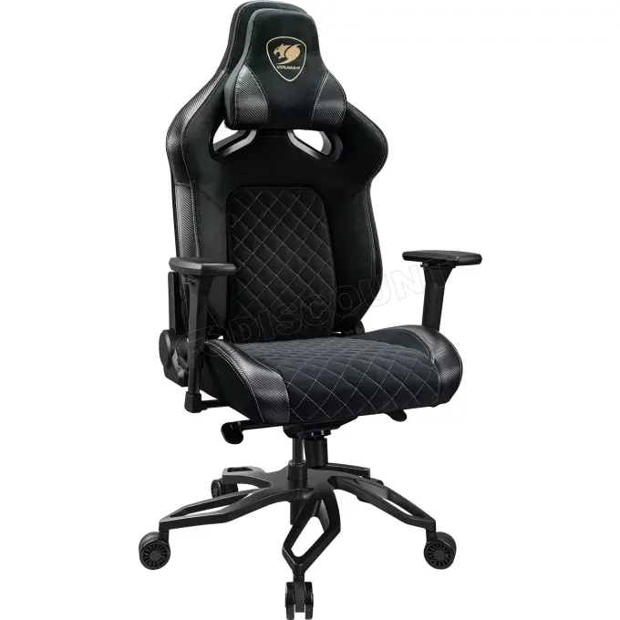 Cougar Titan Pro V2 Gold F fauteuil gaming velours 160 kg