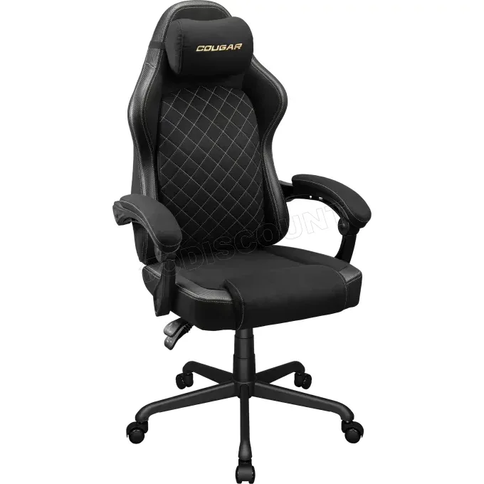Cougar Fusion EX Gold F chaise gaming noir/or