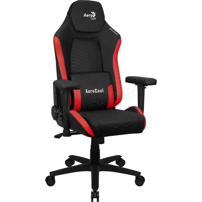 AeroCool CROWN Leatherette Black/Red