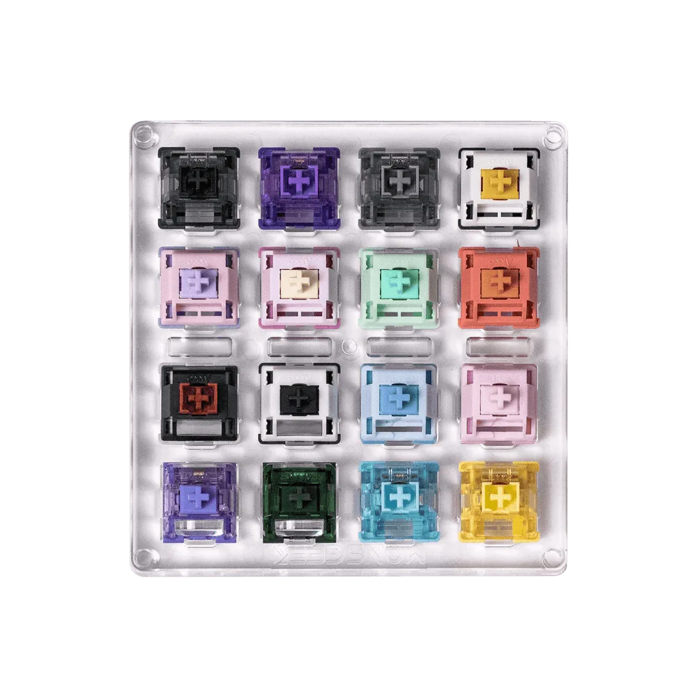 MonsGeek x Akko 16-Key Switch Tester avec cache anti-poussière