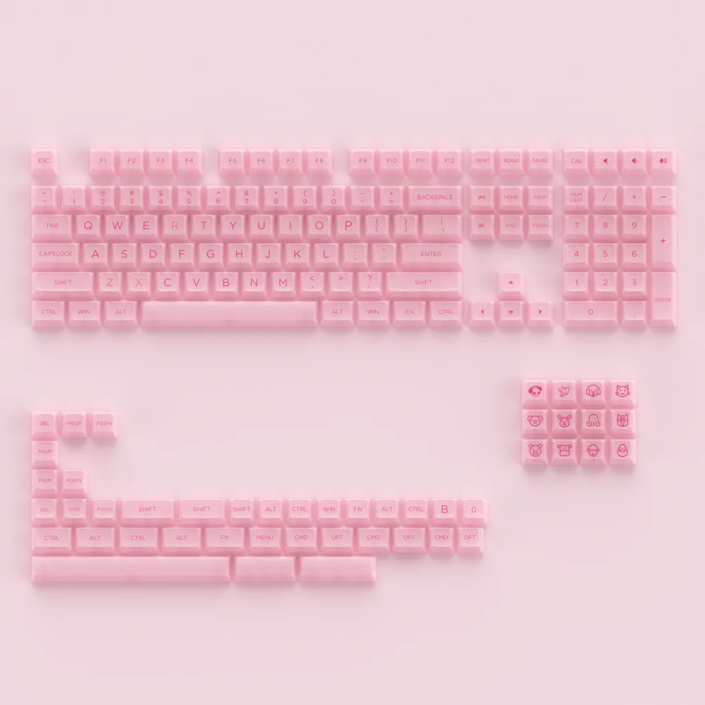 Akko ASA Clear Keycap Set 155 touches ASA transparent
