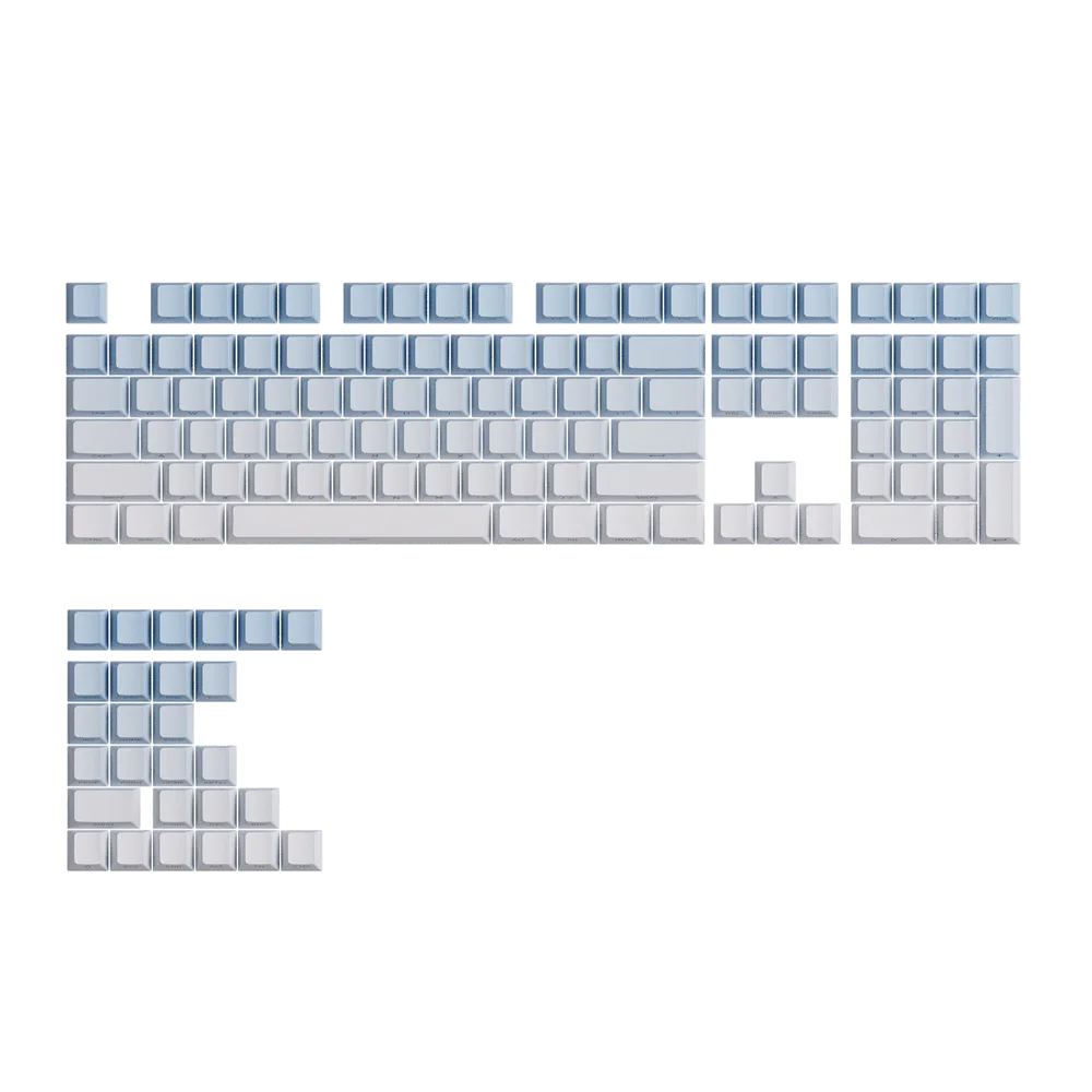 Akko Blue Gradient Keycap Set 135-Key PBT Cherry Profile