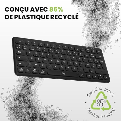 T'nB Clavier Bluetooth MINI AZERTY Rechargeable Ultra fin - vue 8