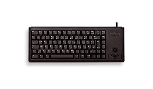 Cherry G84-4400 Clavier compact avec trackball intégré USB Noir