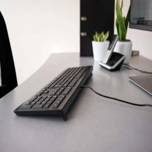 Cherry KC 1000 Clavier Filaire Membrane AZERTY Noir - vue 4