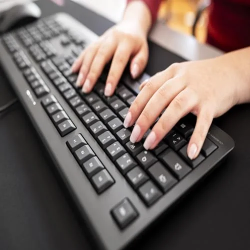 Cherry KC 1000 Clavier Filaire Membrane AZERTY Noir - vue 5