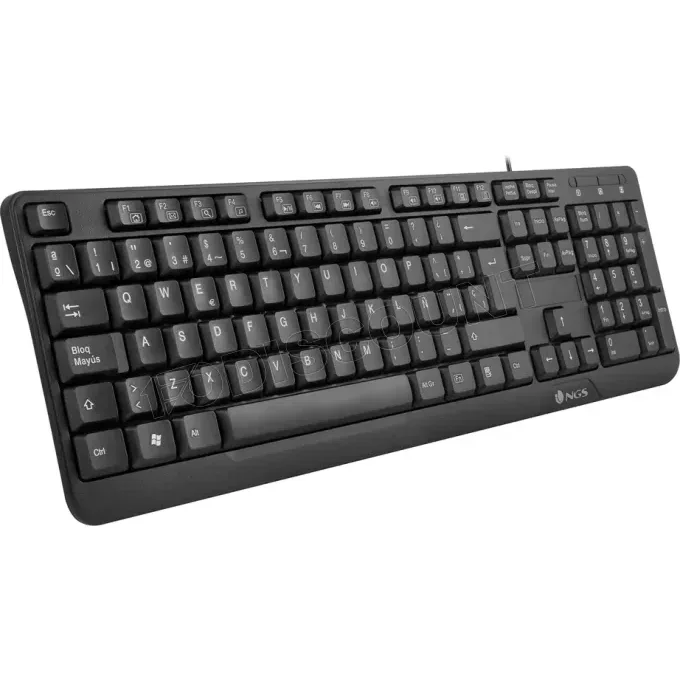 NGS Funky V3 clavier USB AZERTY noir