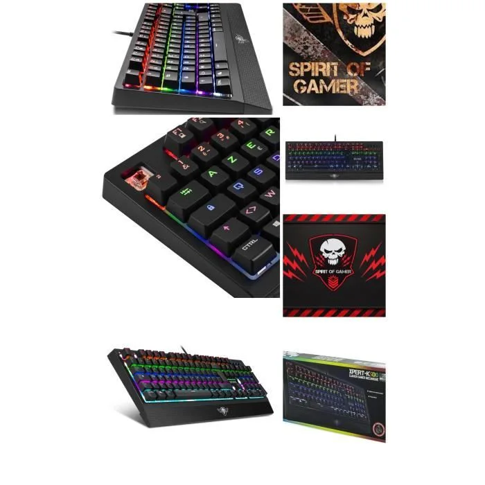 Spirit of Gamer Xpert-K500 clavier mécanique RGB
