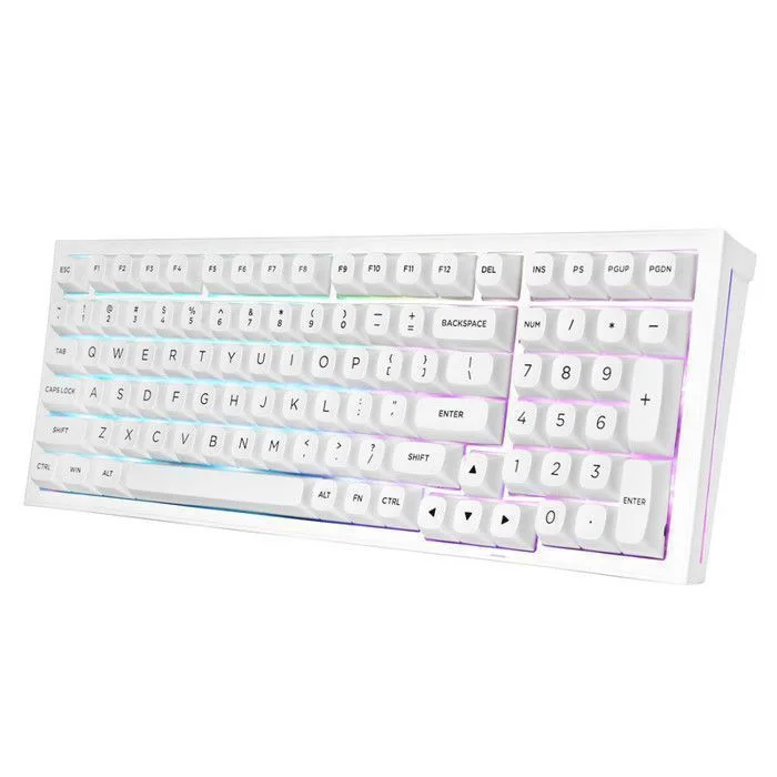 Redragon K723 Flamberge Pro Sans Fil Mécanique Hot-Swap Gasket RGB