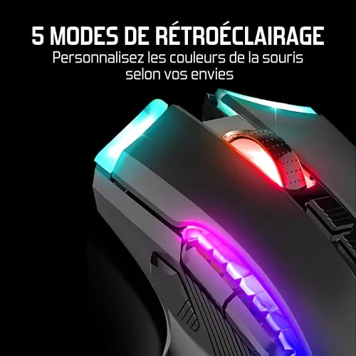Spirit of Gamer ELITE K70RF Sans Fil RGB TKL 65% - vue 7