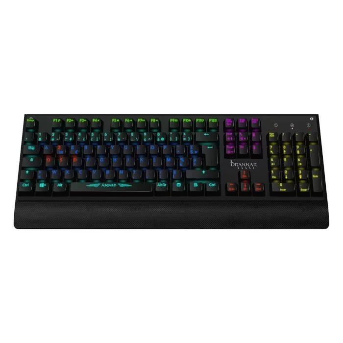 Konix Drakkar Asgard Aura Mécanique Brown AZERTY RGB