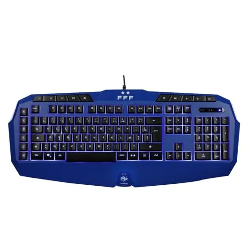 KONIX Clavier Membrane FFF Edition Bleu