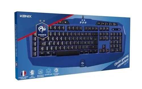 KONIX Clavier Membrane FFF Edition Bleu - vue 5