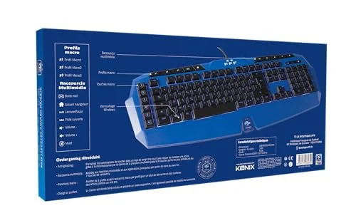 KONIX Clavier Membrane FFF Edition Bleu - vue 6