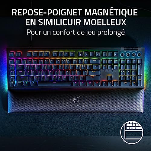 Razer BlackWidow V4 Pro Switches verts AZERTY - vue 5
