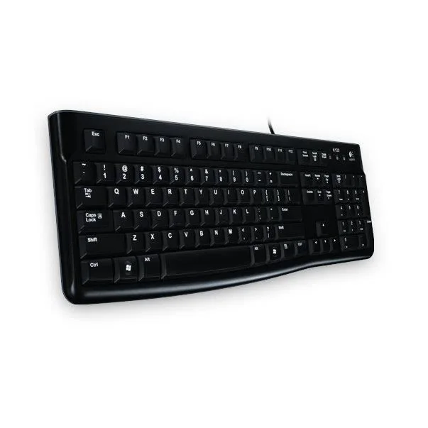 Logitech K120 QWERTZ Noir USB Membrane
