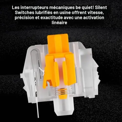be quiet! Dark Mount Silent Linear FR ISO RGB Hot-Swap - vue 4