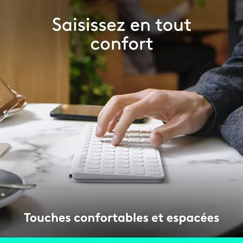 Logitech Keys-To-Go 2 AZERTY Graphite - vue 4