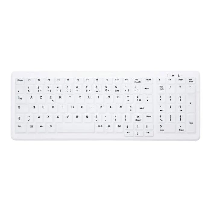 CHERRY Active Key AK-C7000F-FU1-W/FR clavier lavable sans fil